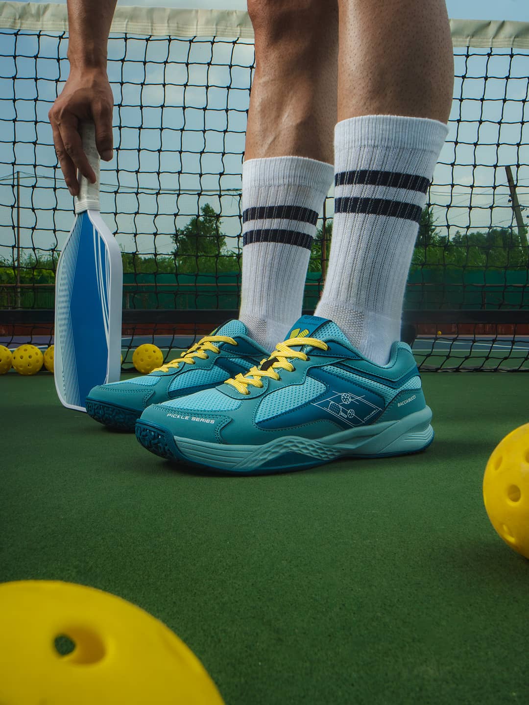 Bacca Bucci Pickle Series Court Sneakers with OrthoLite Eco Insoles