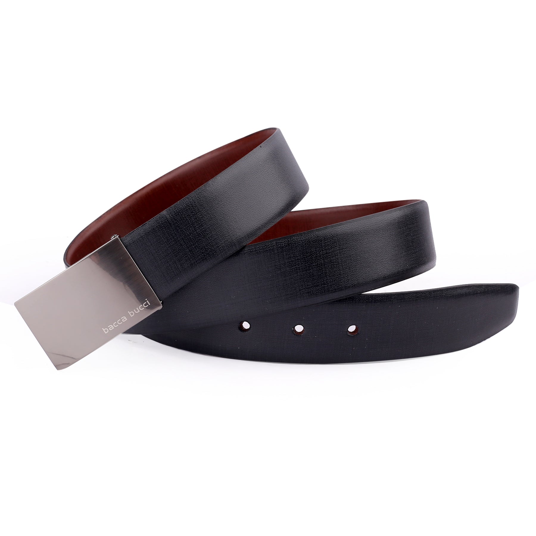 Reversible belt with Genuine Leather