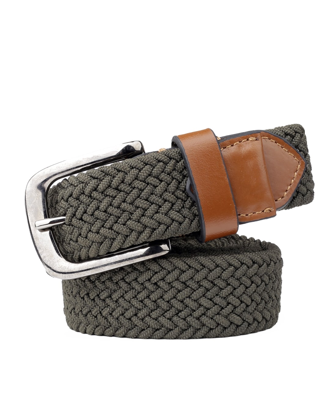 premium belts, elastic braided belts, casual belts