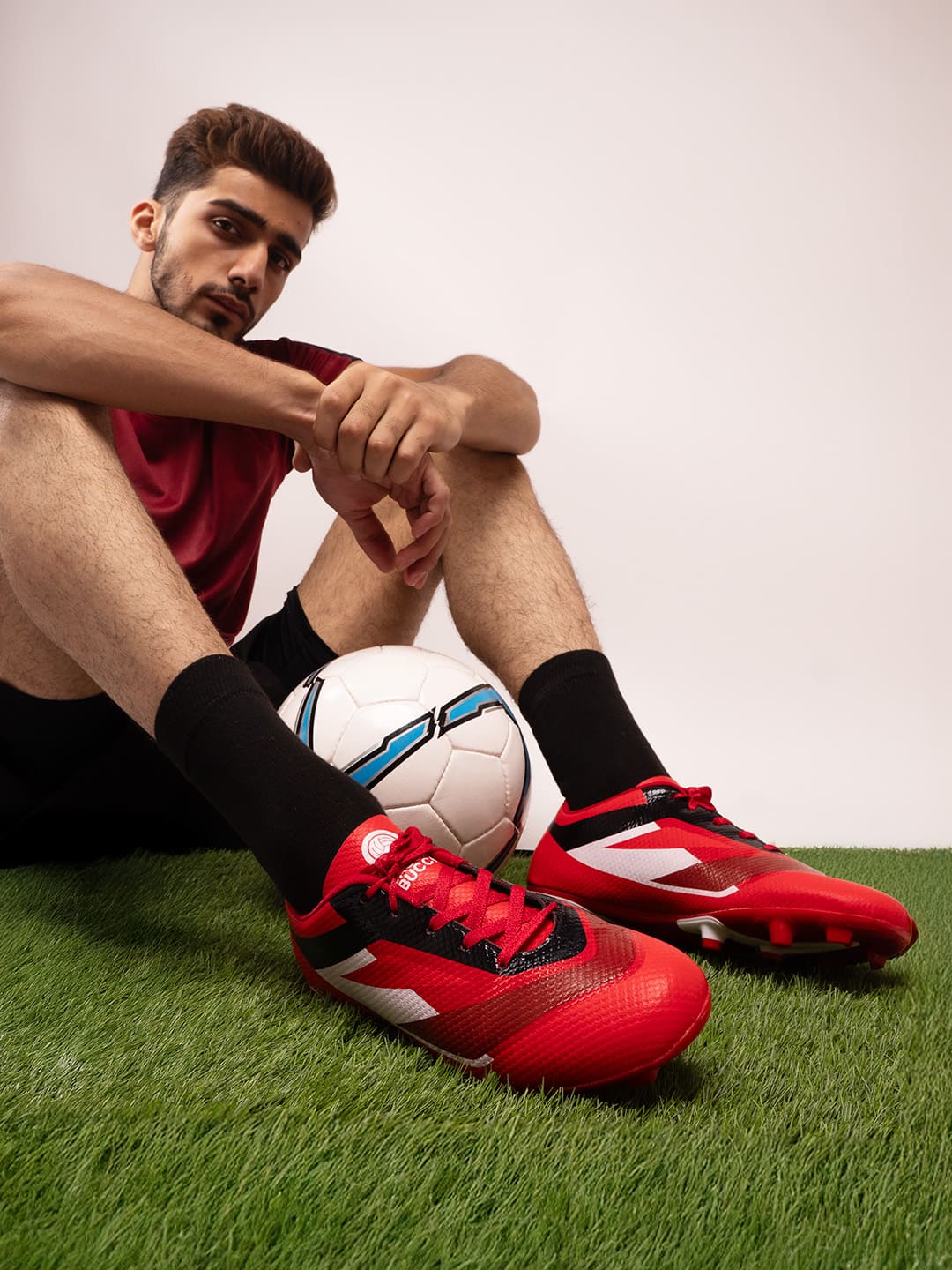 Bacca Bucci “Strike X” Firm ground Football Shoes | Lightweight Soccer Cleats with High-Traction Studs