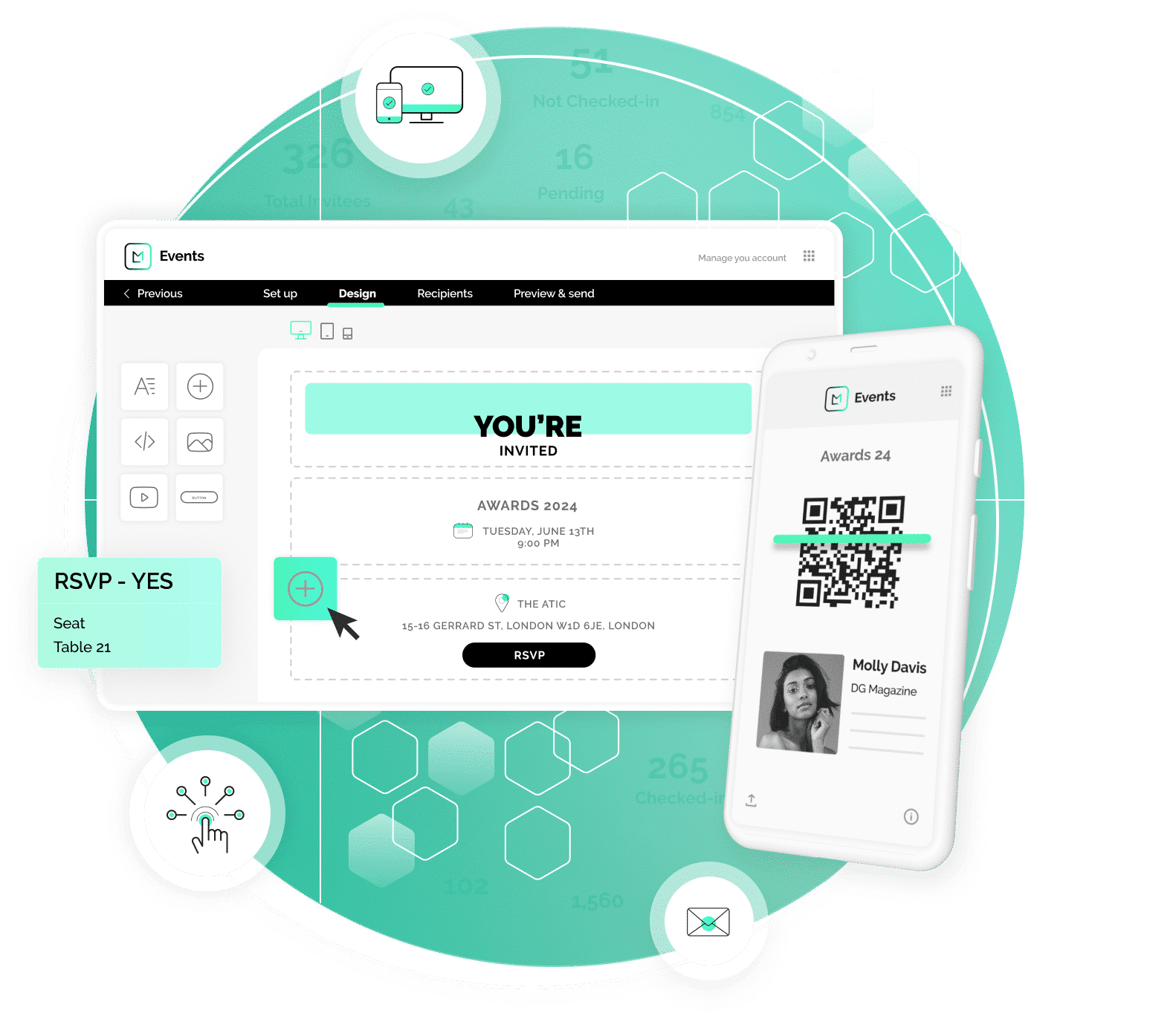 example of publishing events marketing tool