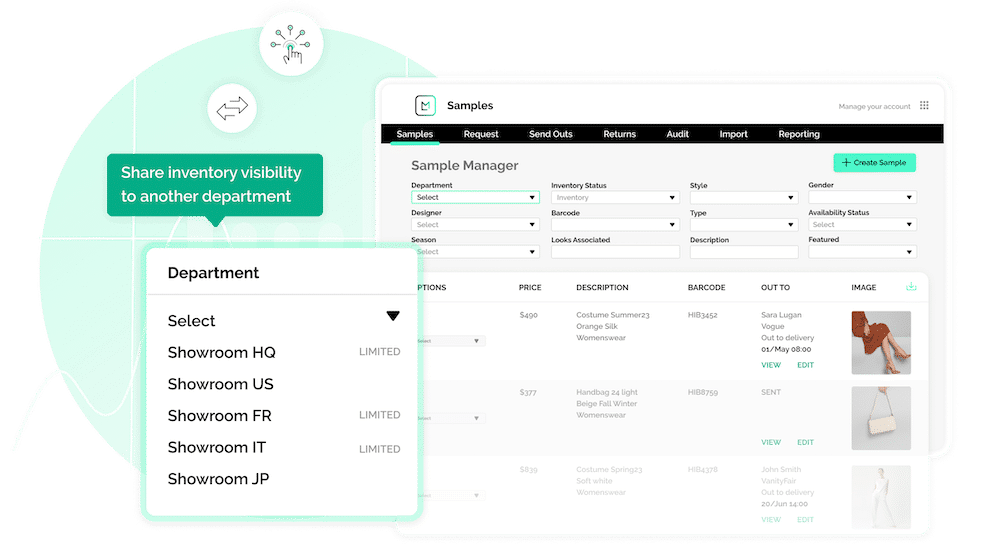 compartir la función de inventario del software de gestion de muestras empresas