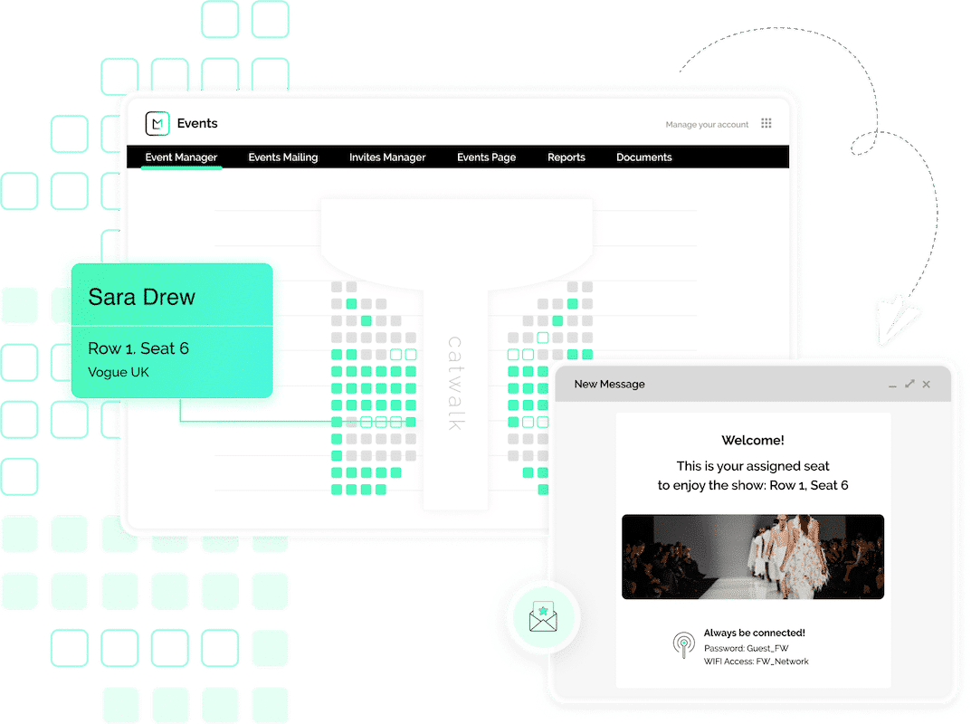 Funciones del software de gestión de eventos