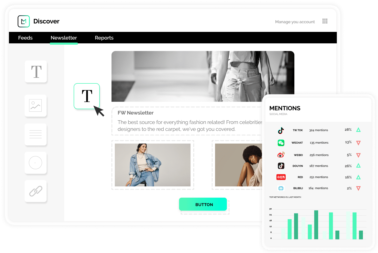 fashion business software being used to monitor media mentions